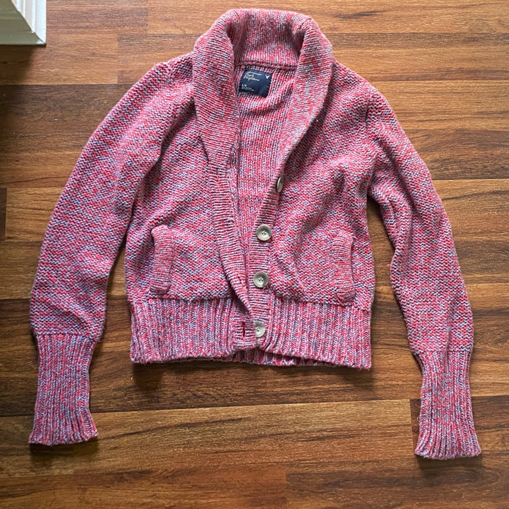 American Eagle Y2K grandpa sweater